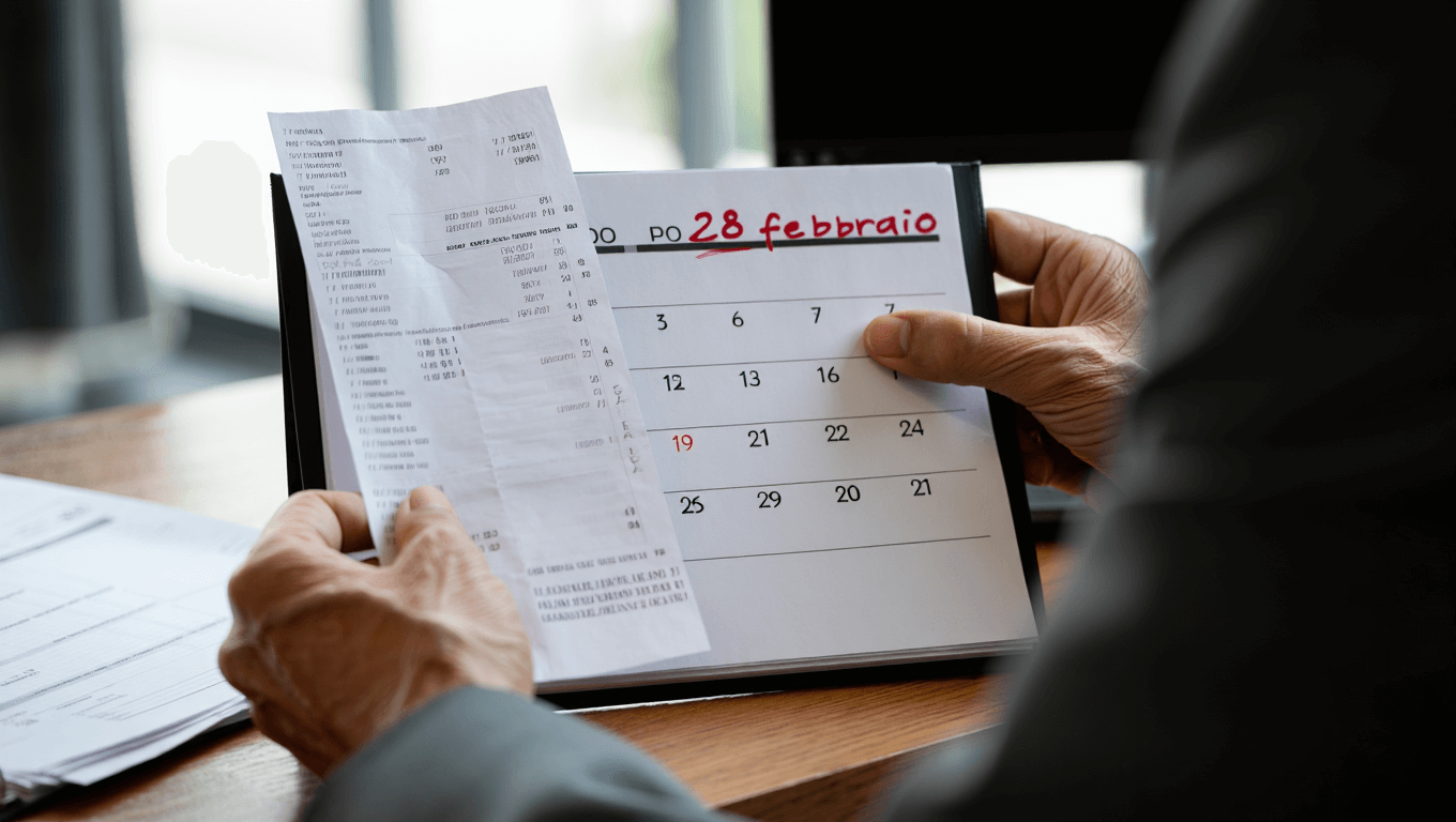 Conguaglio in busta paga: ricalcolo IRPEF e contributi entro il 28 febbraio
