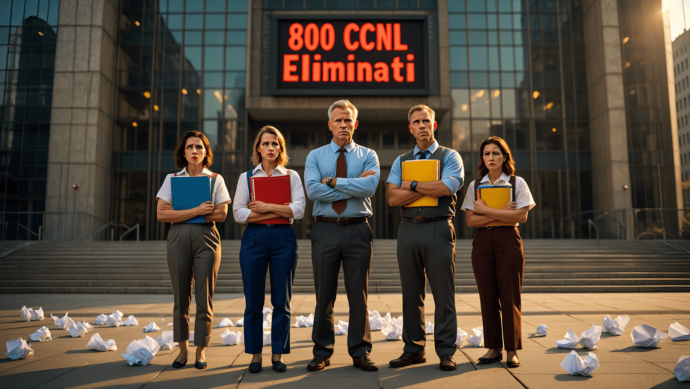 Tagliati 800 CCNL: restano solo i Contratti Nazionali più applicati