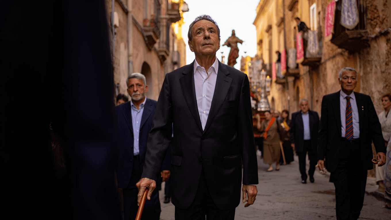 Riccardo Muti in processione a Molfetta