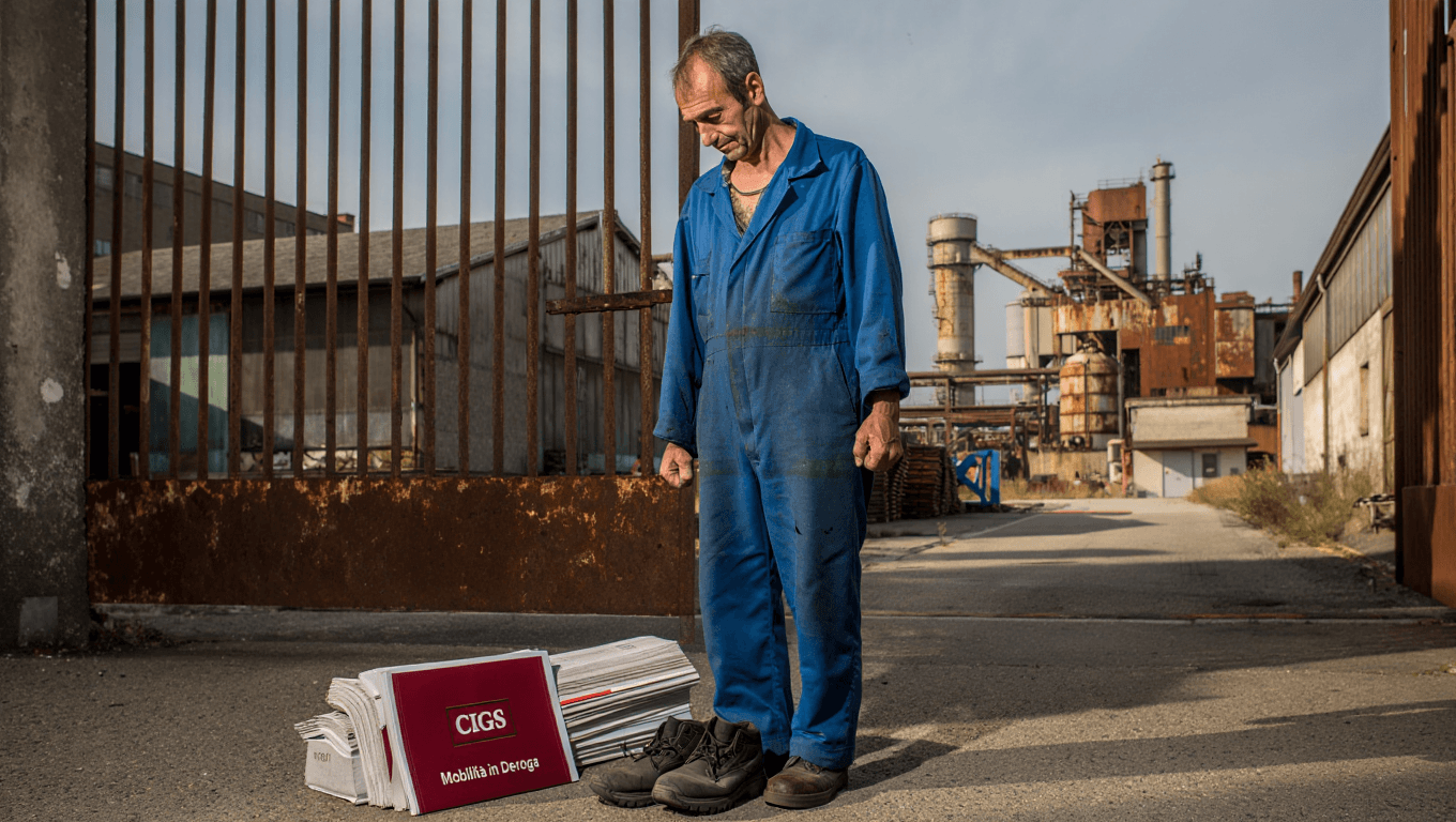 Un anno di aiuti diretti per i lavoratori di fabbriche in crisi: istruzioni INPS per CIGS e mobilità in deroga