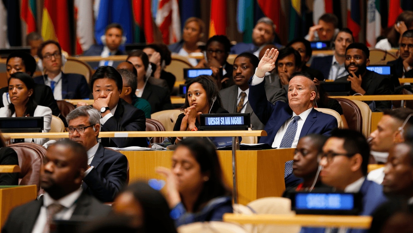 Società         
      Una risoluzione dell’ONU ha stabilito che i governi sono obbligati a fare tutto il possibile per combattere la crisi climatica      
        Risoluzione approvata con solo 8 voti contrari. Per la sorpresa di nessuno, tra chi si è opposto ci sono Stati Uniti, Russia, Arabia Saudita, Iran, Israele, Bielorussia, Liberia e Yemen.