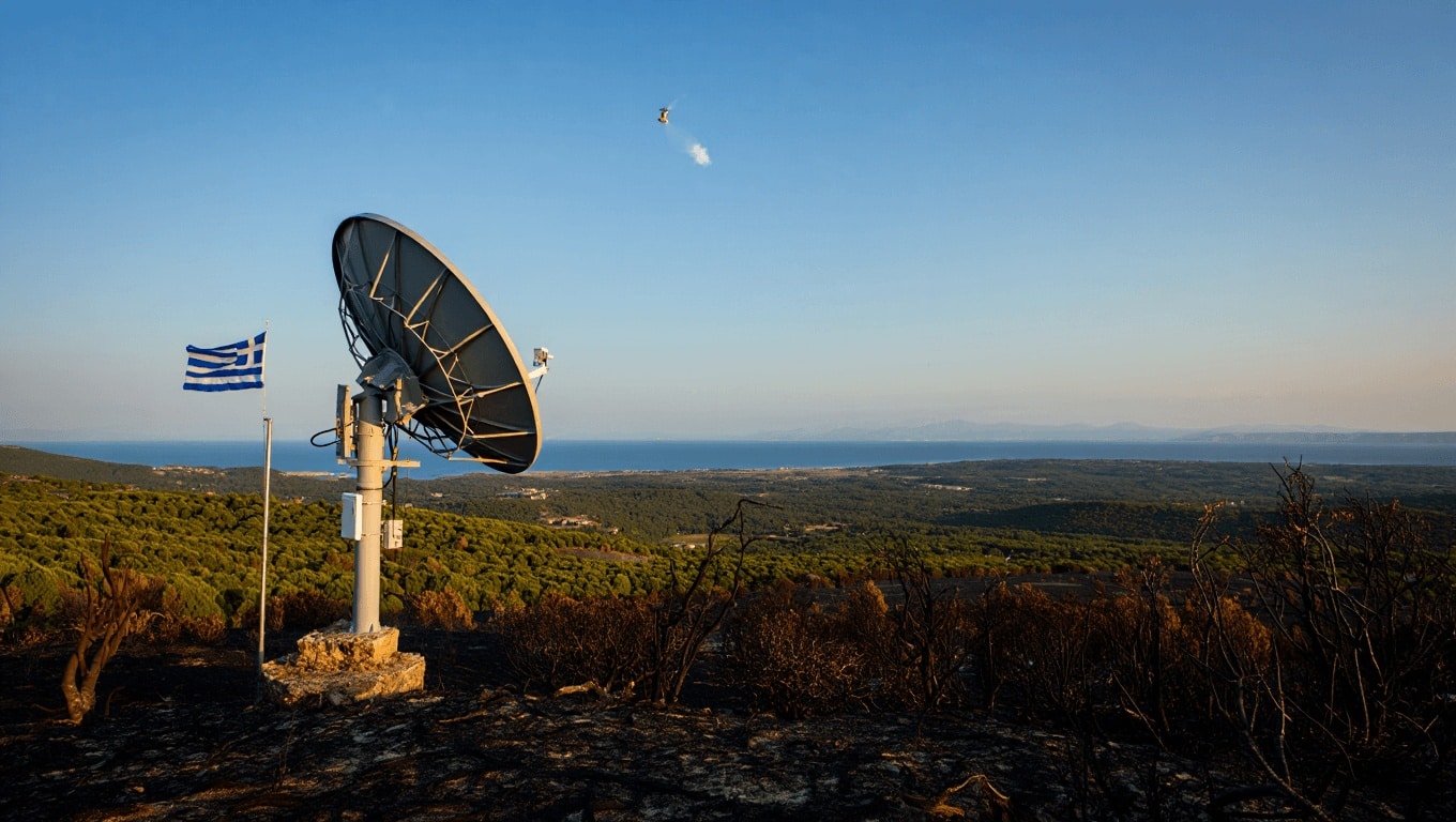 Società         
      La Grecia sarà il primo Paese al mondo a usare satelliti e AI per prevenire gli incendi      
        Il sistema sarà online entro la fine del 2026 e permetterà alle squadre di soccorso di scoprire e spegnere un incendio prima che diventi incontenibile.