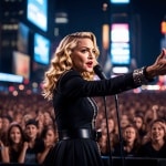 Madonna infiamma Times Square, concerto da brivido in attesa del nuovo album
